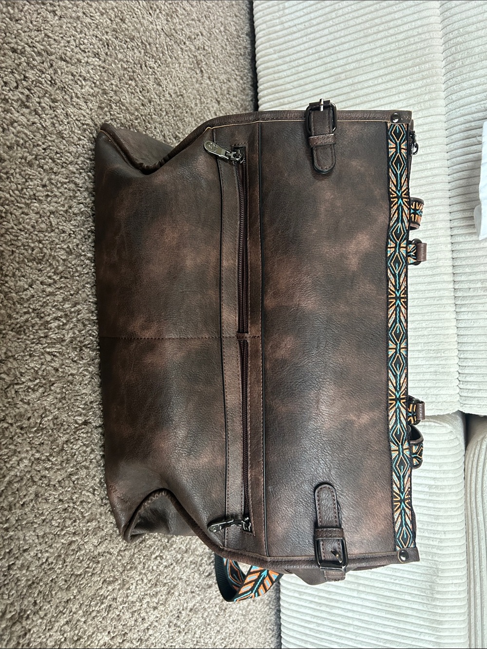 Brown Leather work bag